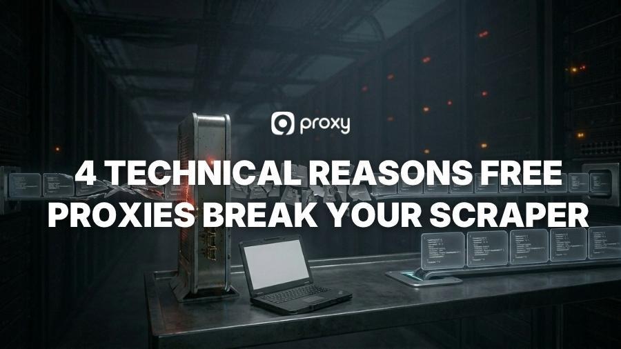 Why Free Proxies Fail in Web Scraping Projects?